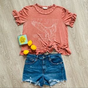 Dark Wash Denim Shorts